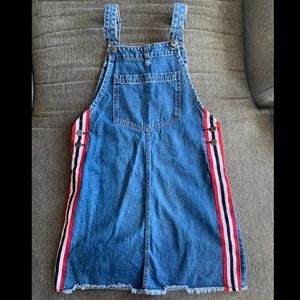 Denim Overall Dress - Size 4